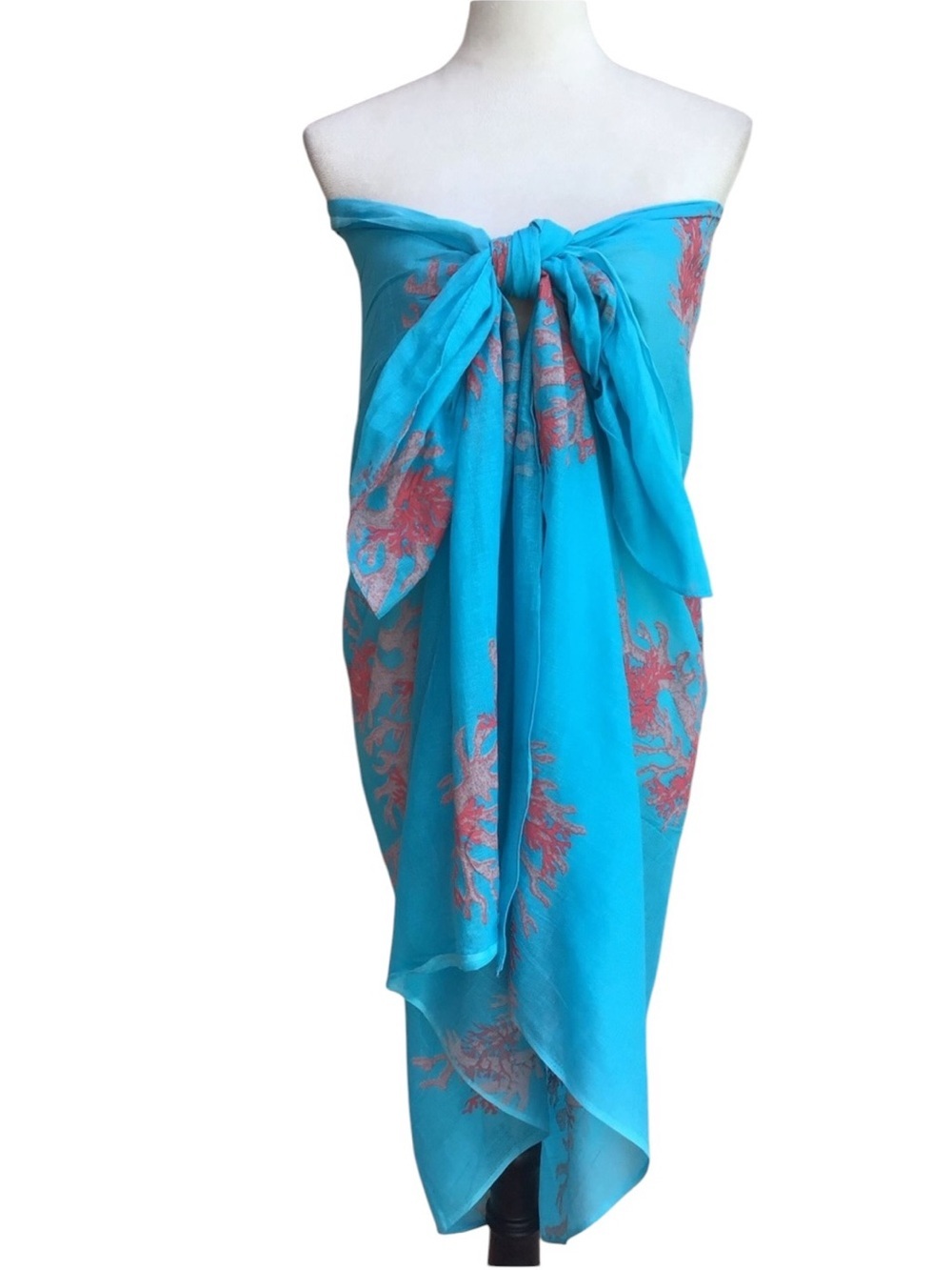 Antica Sartoria Cotton Pareo Beach Cover Up - Picture 3 of 6